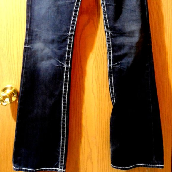 BIG STAR Jeans The Buckle Sophie 25L Low Boot Designer Denim Dark wash (30x33) - Picture 9 of 11